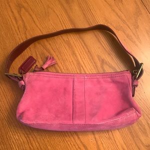 Pink Coach Clutch